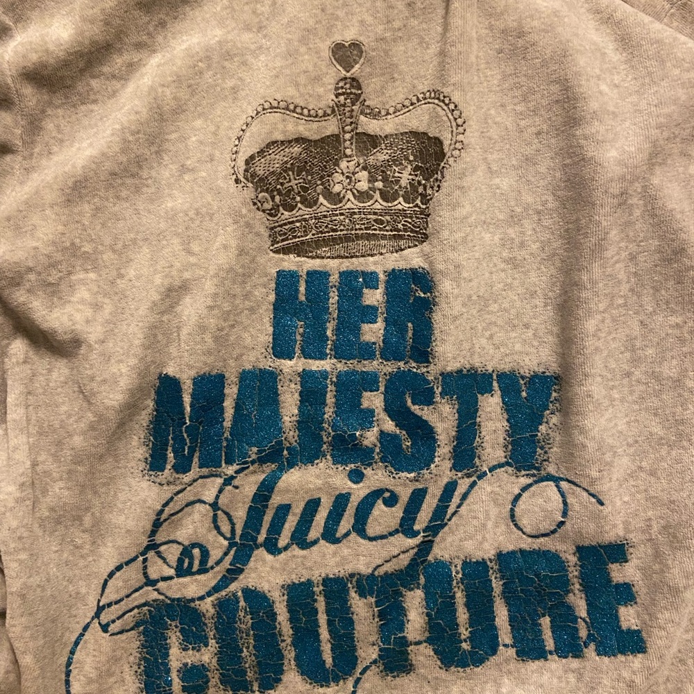 Juicy Couture Her Majesty Velour sweater